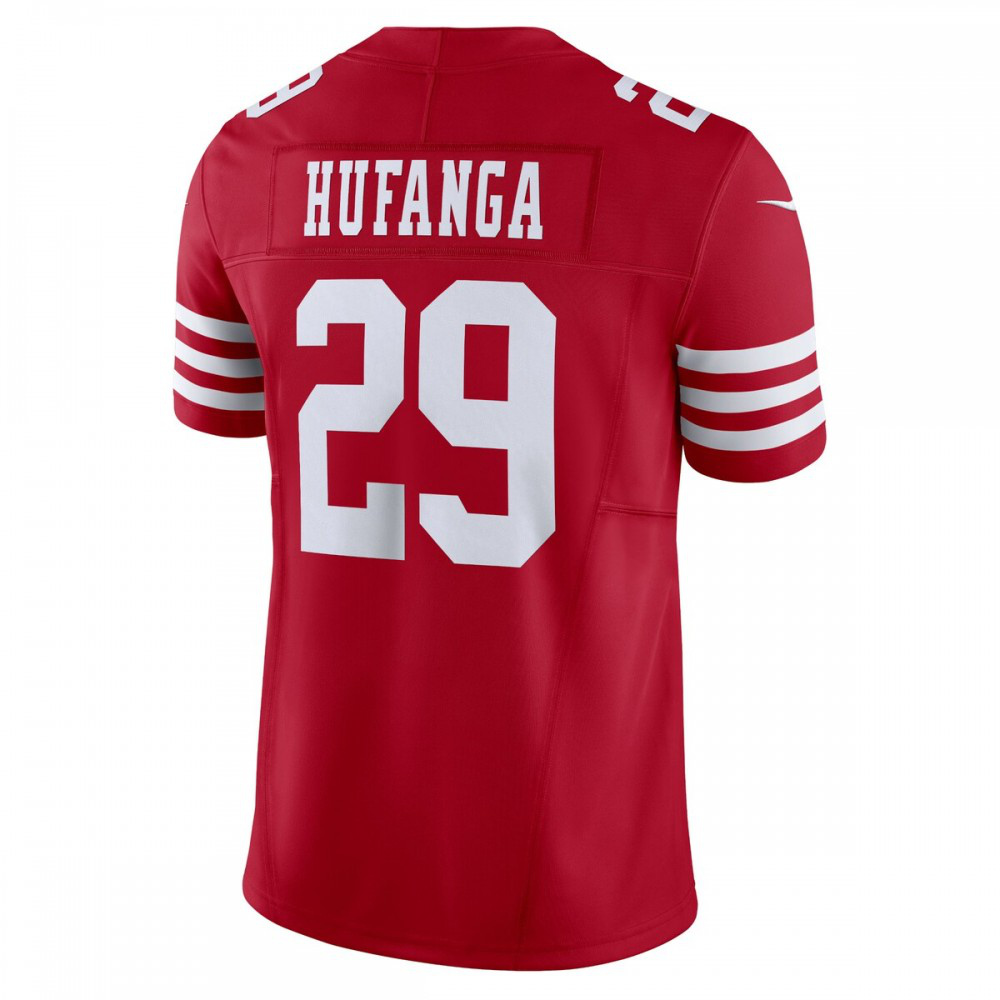 Talanoa Hufanga San Francisco 49ers Nike Vapor F.U.S.E. Limited Jersey - Scarlet-GridironStore